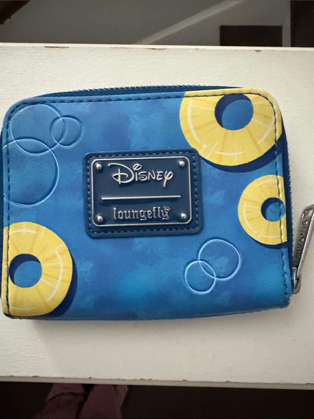 Loungefly Blue & Yellow Disney Kids Zip Wallet